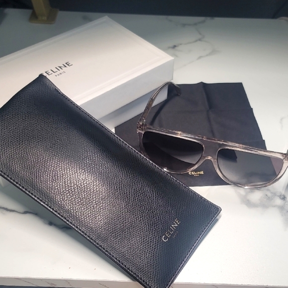 Authentic Stylish Celine Clear Flame Sunglasses - Picture 2 of 10